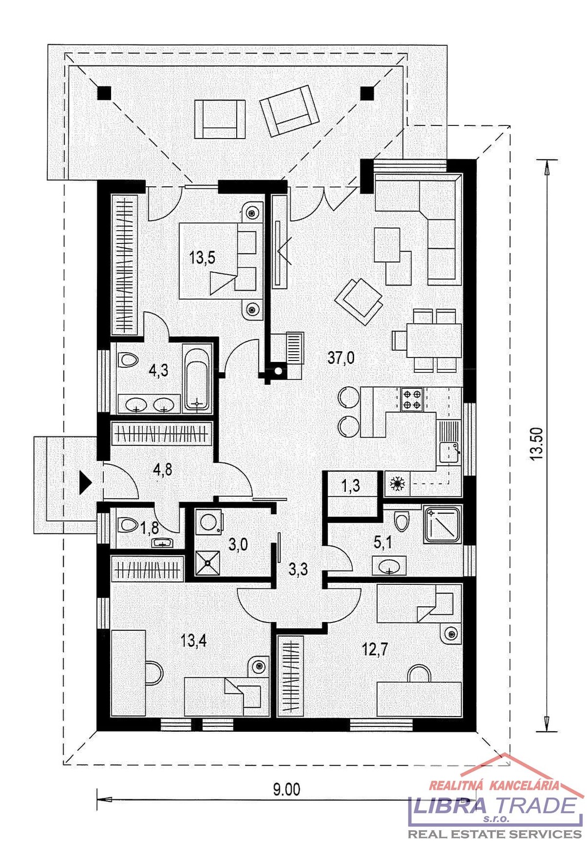 NOVOSTAVBY - Nové Zámky ul. Gúgska  Pozemky: 605m2, 759m2, 754m2, — foto 7
