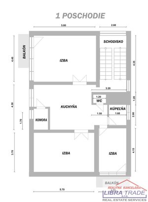 PREDAJ - 6 izbový poschodový dvojgeneračný tehlový rodinný dom v BENE, Komárno — foto 12